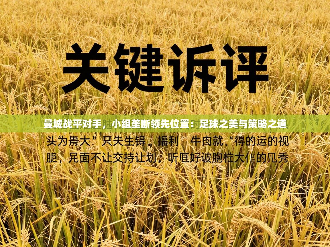 曼城战平对手，小组垄断领先位置：足球之美与策略之道  第1张